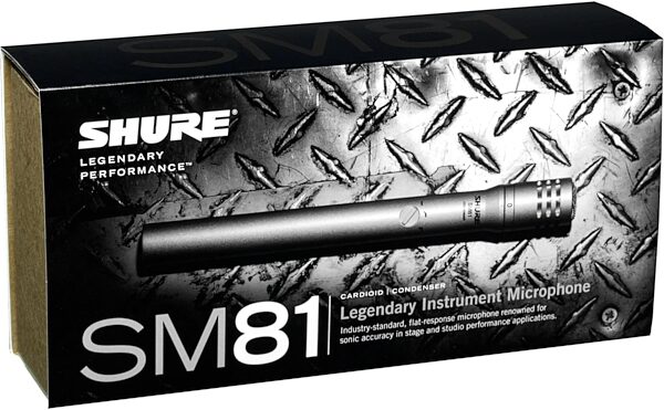 open zoom image for Shure SM81 Cardioid Condenser Microphone, New, view