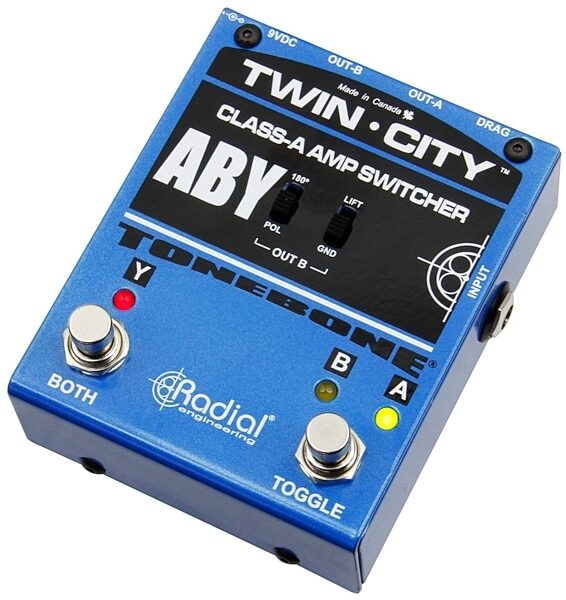 open zoom image for Radial Twin-City ABY Amp Switcher Pedal, New, View