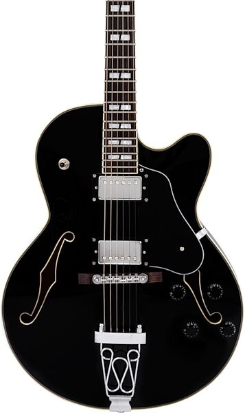 open zoom image for Sire Larry Carlton H7F Electric Guitar, Black, Action Position Back