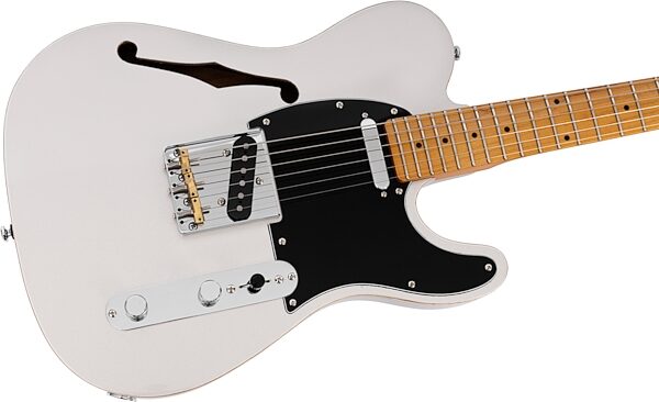 open zoom image for Sire Larry Carlton T7TV Electric Guitar, Silver, Action Position Back
