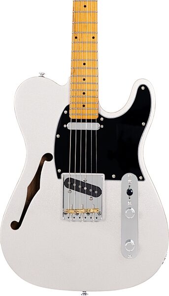 open zoom image for Sire Larry Carlton T7TV Electric Guitar, Silver, Action Position Back