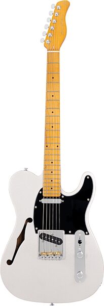 open zoom image for Sire Larry Carlton T7TV Electric Guitar, Silver, Action Position Back