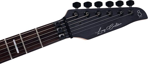 open zoom image for Sire Larry Carlton X5 Electric Guitar, Transparent Black, Action Position Back