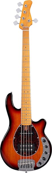 open zoom image for Sire Marcus Miller Z7 Electric Bass, 5-String, 3-Tone Sunburst, Hard Maple Fretboard, Action Position Back