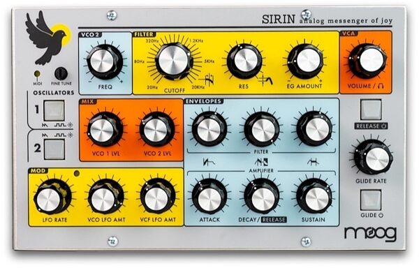 open zoom image for Moog Sirin Desktop Analog Synthesizer, Main