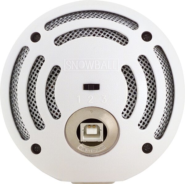 open zoom image for BLUE Snowball Condenser USB Microphone Package, Back