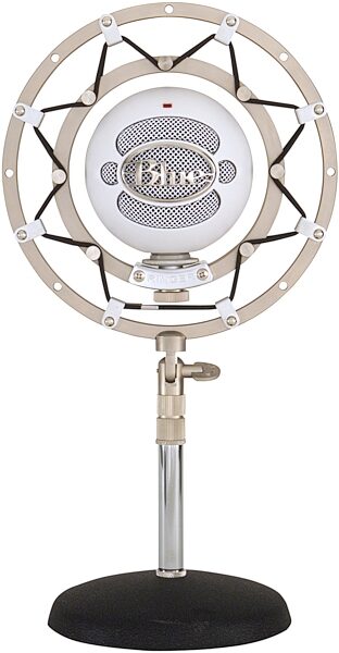 open zoom image for BLUE Snowball Condenser USB Microphone Package, On Optional Blue Ringer Shockmount