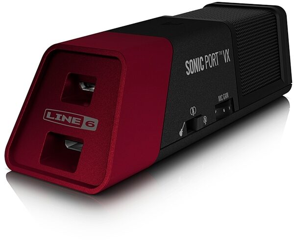 open zoom image for Line 6 Sonic Port VX Audio Interface with Stereo Microphone, Angle Rear Left