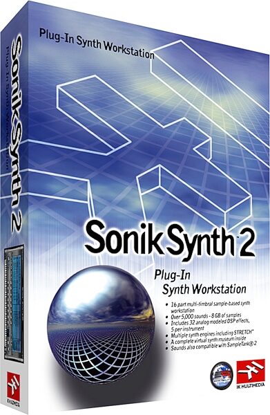 open zoom image for IK Multimedia Sonik Synth (Macintosh and Windows), Box View