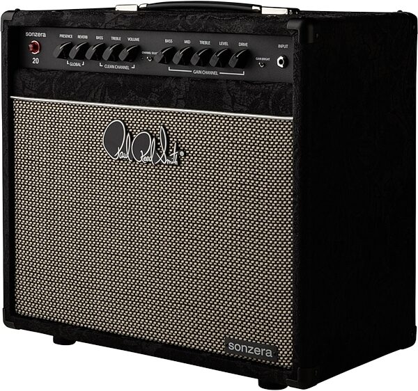 open zoom image for PRS Paul Reed Smith Sonzera 20 Combo Amplifier (20 Watts, 1x12"), Black Paisley, Action Position Back
