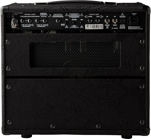 open zoom image for PRS Paul Reed Smith Sonzera 20 Combo Amplifier (20 Watts, 1x12"), Black Paisley, Action Position Back