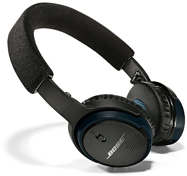 open zoom image for Bose SoundLink On-Ear Bluetooth Headphones, Black Angle