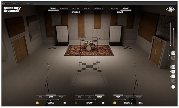 open zoom image for Universal Audio UAD Sound City Studios Plug-in Software, Digital Download, Action Position Back