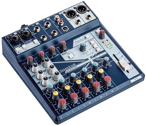 open zoom image for Soundcraft Notepad-8FX Analog USB Mixer, New, ve