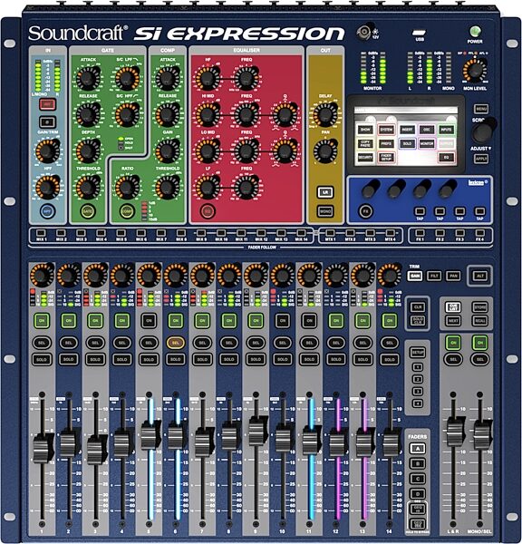 open zoom image for Soundcraft Si Expression 1 Digital Mixer, 16-Channel, Action Position Back