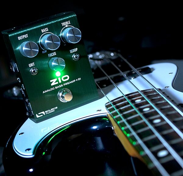 open zoom image for Source Audio ZIO Analog Bass Preamp and DI Pedal, Open Box (Like New), Action Position Back