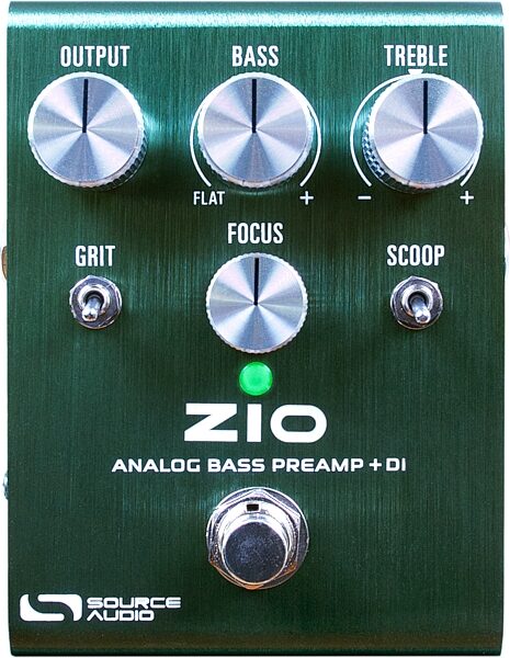 open zoom image for Source Audio ZIO Analog Bass Preamp and DI Pedal, Open Box (Like New), Action Position Back