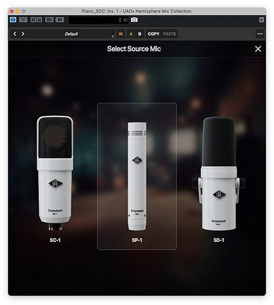 open zoom image for Universal Audio Standard SP-1 Small-Diaphragm Condenser Microphones Pair with Hemisphere Mic Modeling Plug-in, Pair, Hemisphere