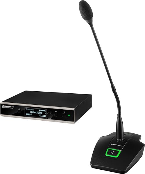 open zoom image for Sennheiser SL TS 153 GN-L Set DW Podium Gooseneck Wireless Microphone System, New, Action Position Back