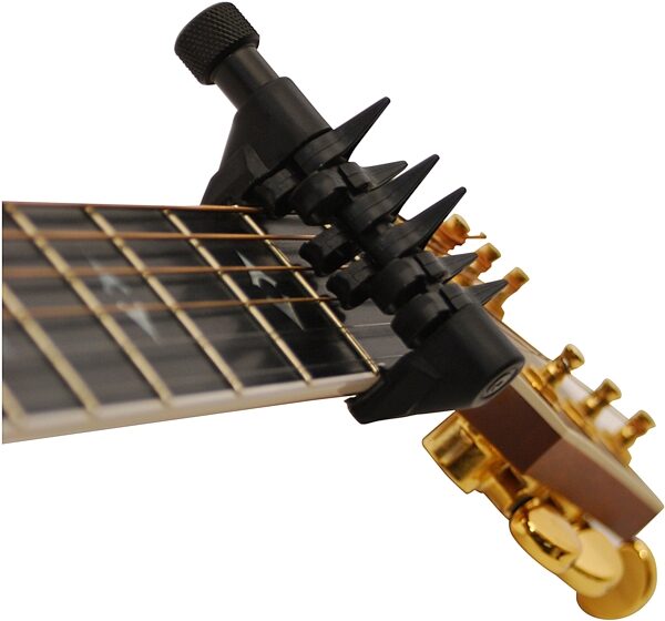 open zoom image for Creative Tunings SpiderCapo Alternative Tuning Capo, In Use