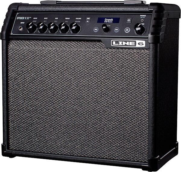 open zoom image for Line 6 Spider V 30 MkII Guitar Combo Amplifier (30 Watts, 1x8"), New, Action Position Back