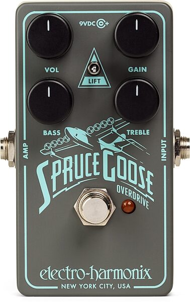 open zoom image for Electro-Harmonix Spruce Goose Overdrive Pedal, New, Action Position Back