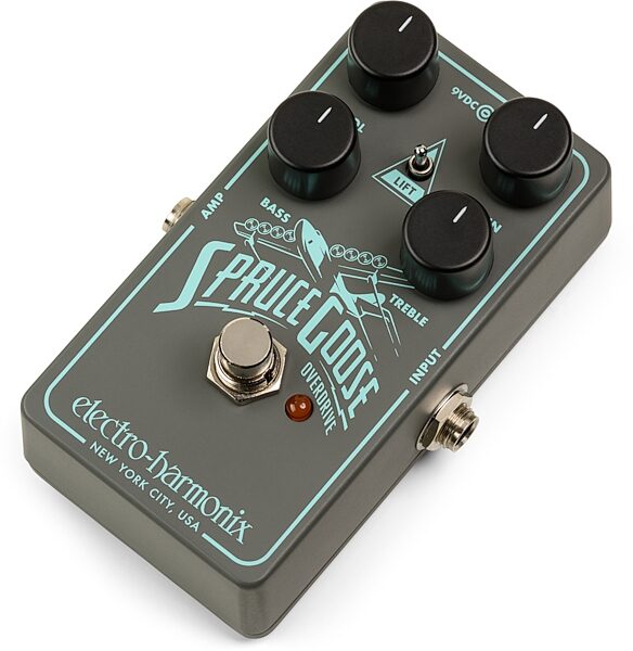 open zoom image for Electro-Harmonix Spruce Goose Overdrive Pedal, New, Action Position Back