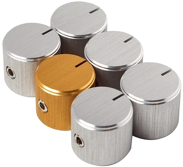 open zoom image for Origin Effects Knob Kit, Silver/Gold, for Cali76 Stacked Edition, main