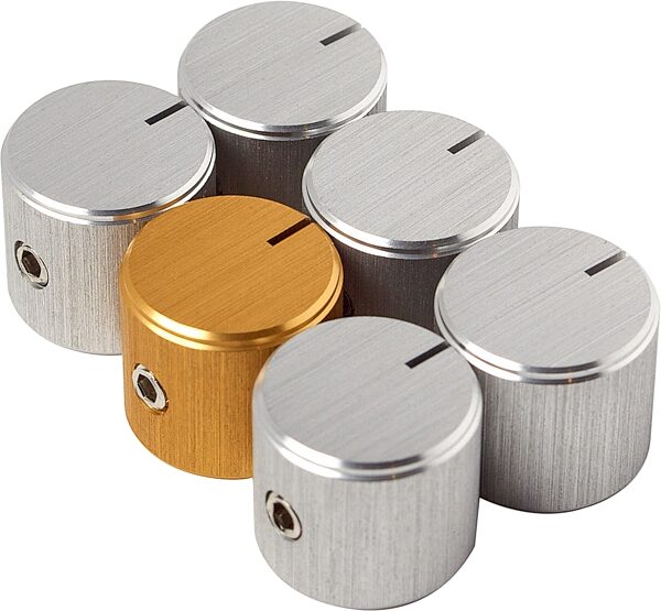 open zoom image for Origin Effects Knob Kit, Silver/Gold, for Cali76 Stacked Edition, Action Position Back
