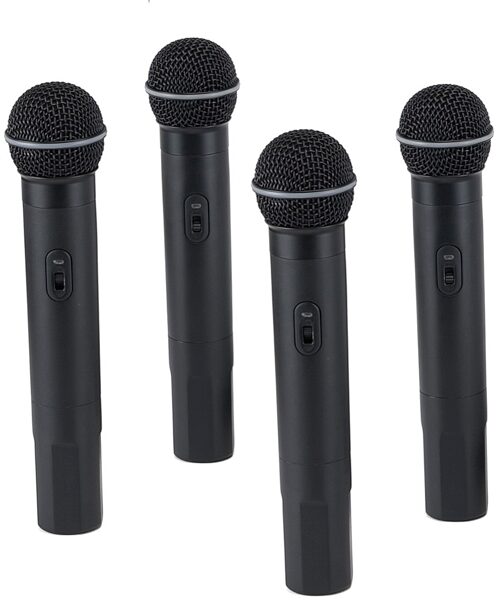 open zoom image for Samson Stage v466 Quad Wireless Handheld Microphone System, Microphones