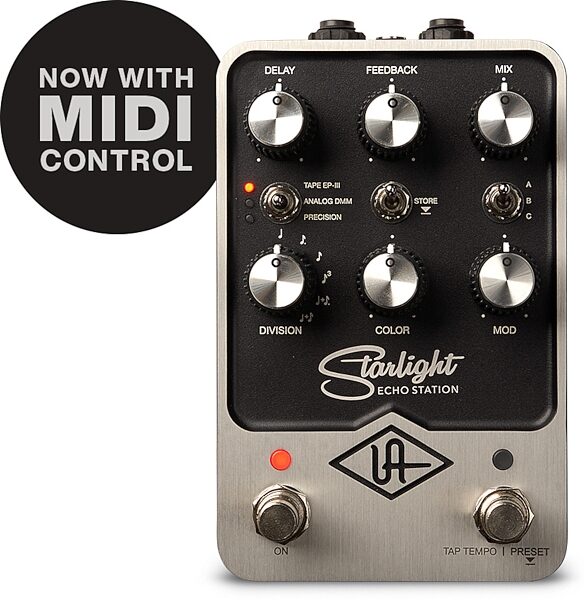 open zoom image for Universal Audio Starlight Echo Station Delay Pedal, New, Action Position Back