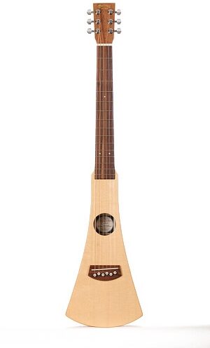 open zoom image for Martin Steel-String Backpacker GBPC Travel Acoustic Guitar (With Gig Bag and Strap), Front View