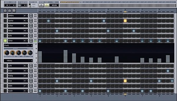 open zoom image for Cakewalk Sonar Artist Music Production Software, Screenshot-Sequencer