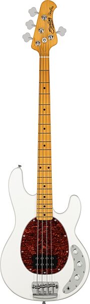 open zoom image for Sterling by Music Man StingRay Ray24 Electric Bass, Olympic White, Hard Maple Fretboard, Action Position Back