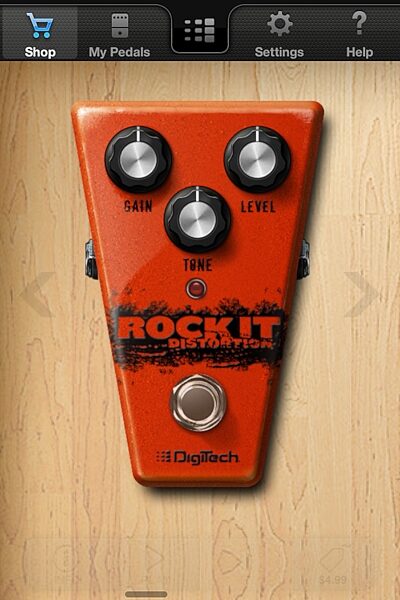open zoom image for DigiTech iStomp Downloadable Guitar Effects Pedal, Rockit