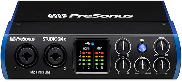 open zoom image for PreSonus Studio 24C USB-C Audio MIDI Interface, View
