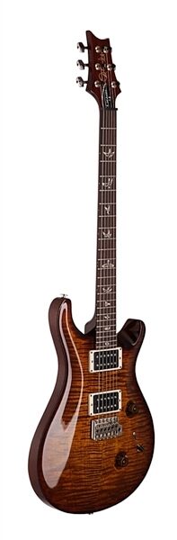 open zoom image for PRS Paul Reed Smith Custom 24 Electric Guitar (with Thin Neck), Black Gold Angle Right