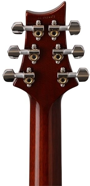 open zoom image for PRS Paul Reed Smith Custom 24 Electric Guitar (with Thin Neck), Black Gold Headstock Back
