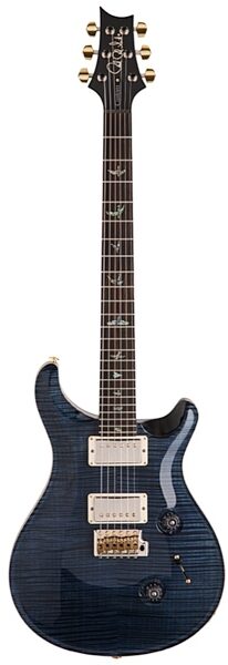 open zoom image for PRS Paul Reed Smith Custom 24 Electric Guitar with Case (with Ebony Fingerboard), Whale Blue