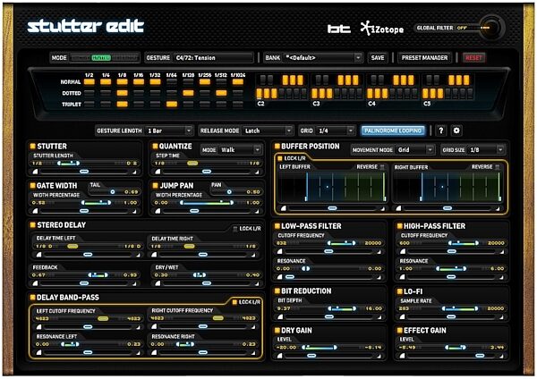 open zoom image for iZotope Stutter Edit Effect Software, Main