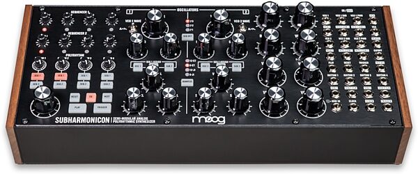 open zoom image for Moog Subharmonicon Desktop Analog Synthesizer, New, Action Position Back