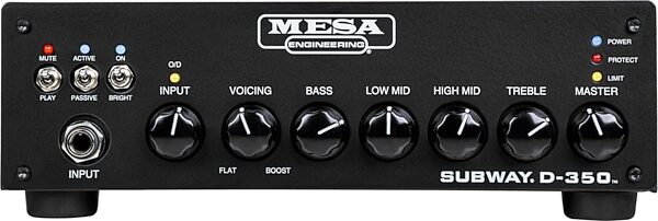 open zoom image for Mesa/Boogie Subway D-350 Class-D Bass Amplifier (350 Watts), New, Action Position Back