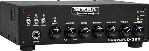 open zoom image for Mesa/Boogie Subway D-350 Class-D Bass Amplifier (350 Watts), New, Action Position Back