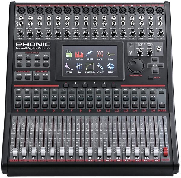 open zoom image for Phonic 16-Channel Digital Mixer, Main