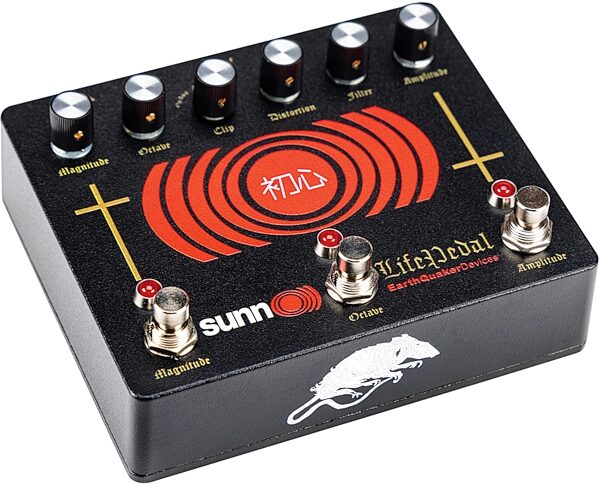 open zoom image for EarthQuaker Devices Sunn Life V3 Octave Distortion and Boost Pedal, New, Action Position Back