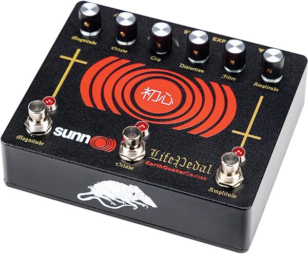open zoom image for EarthQuaker Devices Sunn Life V3 Octave Distortion and Boost Pedal, New, Action Position Back