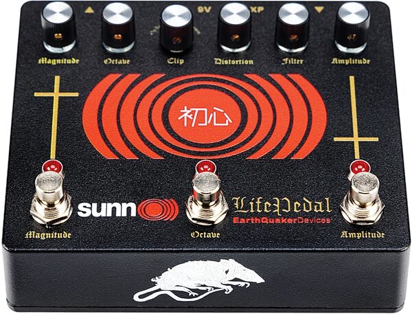 open zoom image for EarthQuaker Devices Sunn Life V3 Octave Distortion and Boost Pedal, New, Action Position Back