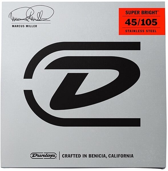 open zoom image for Dunlop DBMMS Marcus Miller Super Bright Bass Strings, New, Main