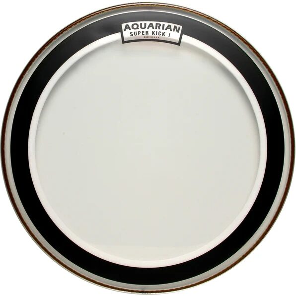 open zoom image for Aquarian Super-Kick I Bass Drumhead, 16 inch, Bundle with Tom Hoop, Action Position Back