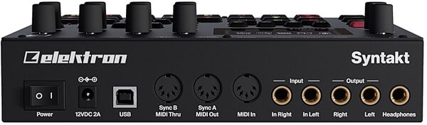 open zoom image for Elektron Syntakt Drum Computer and Synthesizer, New, Back